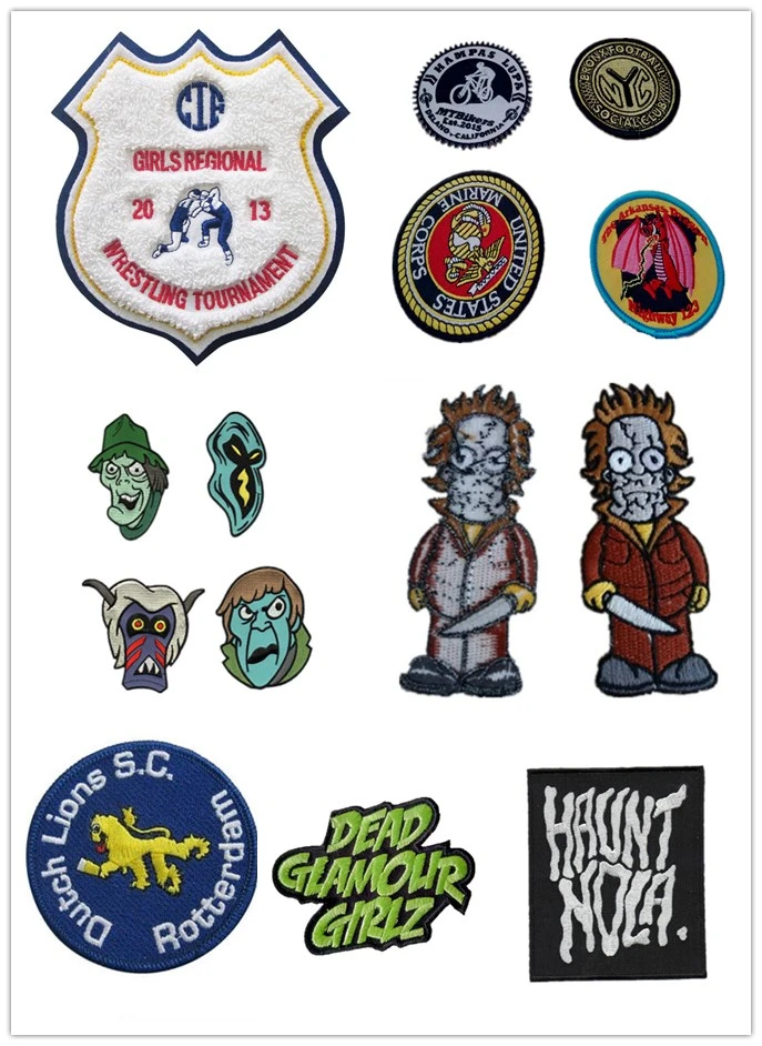 Wholesale Price Custom Design Iron-on Animal Embroidered Patches for Cloth/Cap