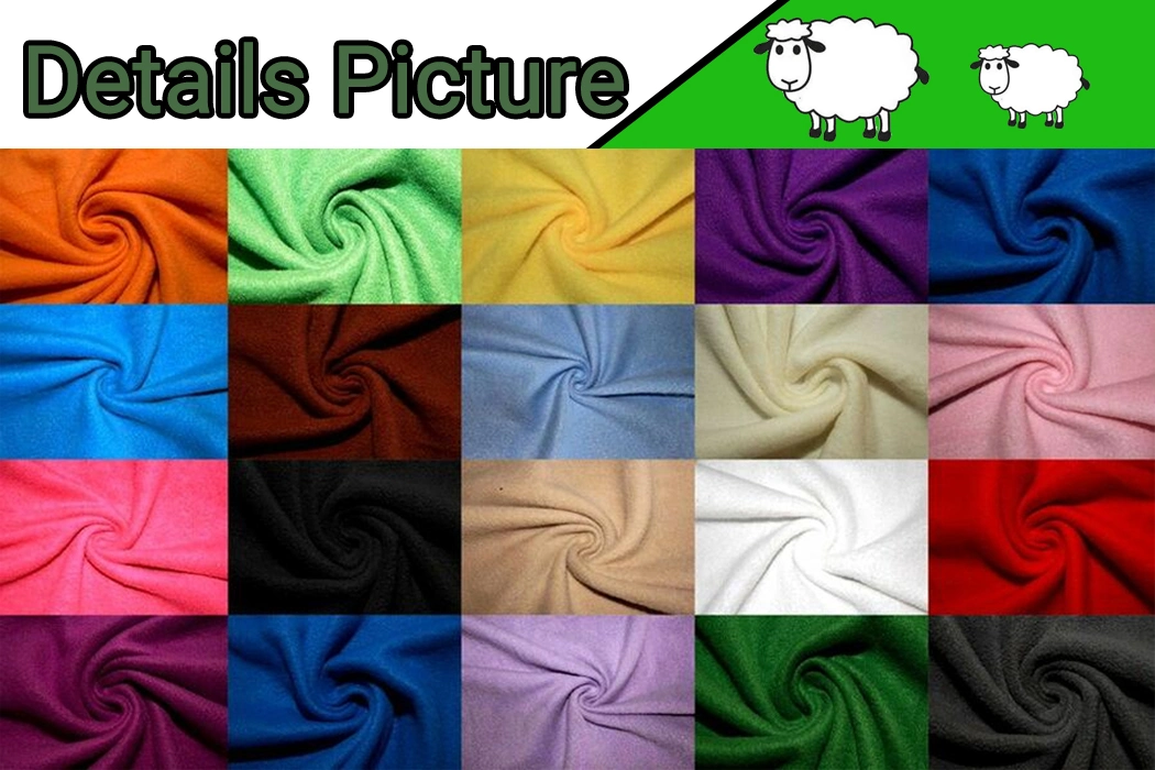 Solid Polar Fleece Fabric Anti-Pill 60&quot; Wide Many Colors (Yellow)