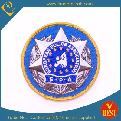 Custom Design Woven Fabric Embroidery Badge Clothes Patch for Decoration