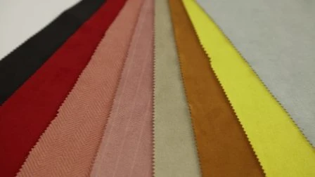 Corduroy Striped Suede Microfiber Polyester Fabric